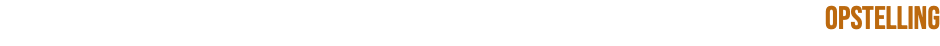 opstelling